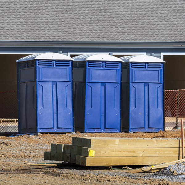 what is the maximum capacity for a single portable restroom in Church Hill Pennsylvania